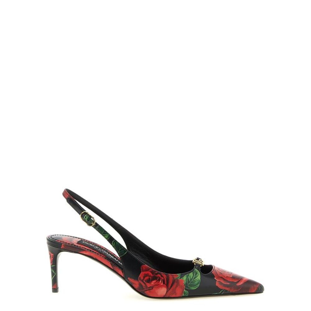 Dolce & Gabbana Multicolor Calfskin Mid Heel Women's Pumps